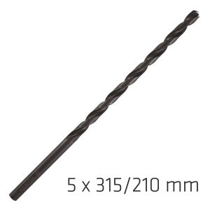 HSS DRILL BIT 5MM 315X210MM EXTRA LONG