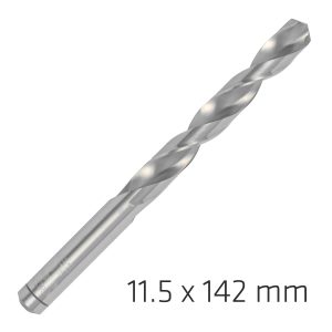 ALPEN PRO HSS 11.5MM DRILL DIN 338 RN 135 SPLIT POINT PLASTIC WALLET