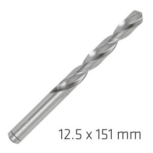 ALPEN PRO HSS 12.5MM DRILL DIN 338 RN 135 SPLIT POINT PLASTIC WALLET