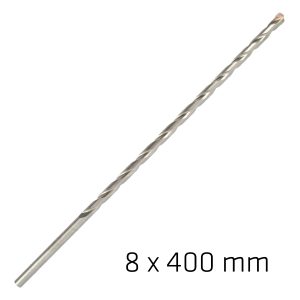 MASONRY DRILL BIT LONG LIFE 8  X 400MM