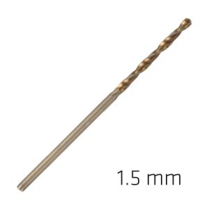 HSS SPRINT MASTER 1.5MM 10-PACK HANG TAG DIN 338 ALPEN DRILL BITS