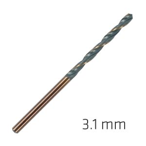 HSS SPRINT MASTER 3.1MM 10-PACK HANG TAG DIN 338 ALPEN DRILL BITS