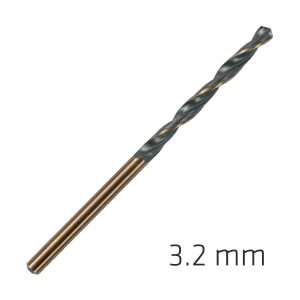HSS SPRINT MASTER 3.2MM 10-PACK HANG TAG DIN 338 ALPEN DRILL BITS