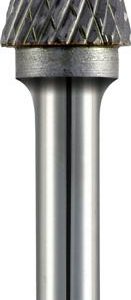 TC ROTARY BURR 12MM CONICAL POINTED NOSE FOR HARD METALS