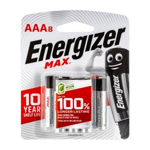 ENERGIZER MAX: AAA - 8 PACK (MOQ 12)