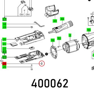 CH. HEAD SCREW M4X7-TAPTITE-T15