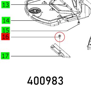 OVAL HEAD SCREW M3X6-DUO-TAPTITE-TORX
