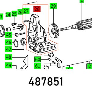 GEAR HOUSING PS 2 E VOLLST.
