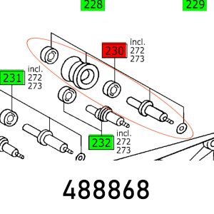 GUIDE ROLL CS 70 EB