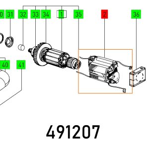 STATOR READY TO BS 105 E 230V ET-BG