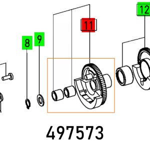 DRIVE GEAR-WHEE PS 400