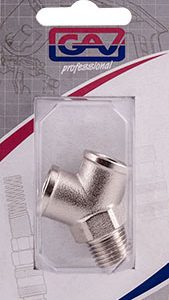Y CONNECTOR 1/4'MFF GIO1071-2 PACKAGED