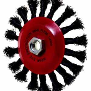 TW.WIRE CON. WHEEL BRUSH 100MM