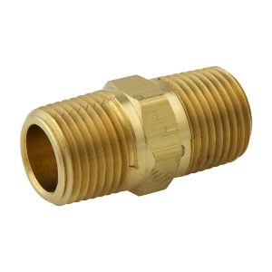 NIPPLE BRASS 1/4X1/4 M/M