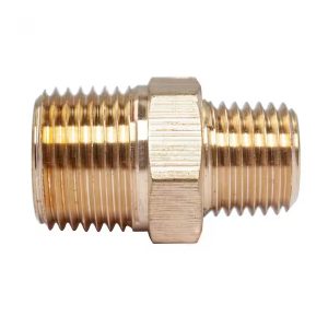 NIPPLE BRASS 1/4X3/8 M/M