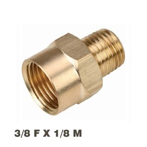 REDUCER BRASS 1/8X3/8 M/F