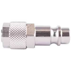 PU HOSE CONNECTOR  8MM ID X 10MM OD METAL GERMAN COUPLER INSERT