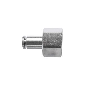 METAL PU FITTING STRAIGHT 4MM 1/4' F