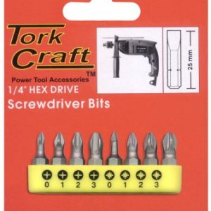 S/D INS.BIT SET PH/PZ 8PCE