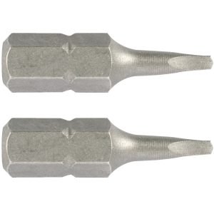 SQUARE RECESS INSERT BIT NO.0X25MM 2/CARD