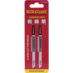 T-SHANK JIGSAW BLADE FOR WOOD 2.5MM 10TPI 100MM 2PC