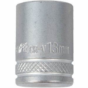 SOCKET 13MM 1/4' DRIVE CRV  12 POINT