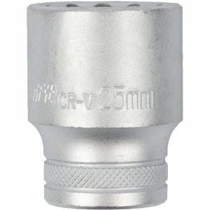 SOCKET 25MM X 33.8MM 1/2' DRIVE CRV 12 POINT