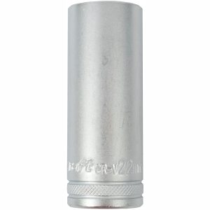 SOCKET 22MM 1/2' DR DEEP SOCKET CRV 12 POINT