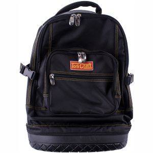 TOOL BACKPACK BLACK WITH RUBBER BASE 65 X 20 X 40CM TORK CRAFT