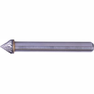 ROTARY BURR TUNGSTEN 8X7X6MM 60 DEGREE CONE