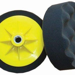 COMPOUNDING SPONGE 150MM X M14 BLACK WAFFLE SOFT