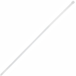 NYLON CABLE TIES 4.8MM X 400MM WHITE 100PC