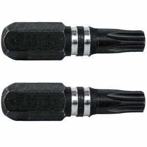 TORX TX 4 IMPACT INSERT BIT 25MM 2PC CARDED