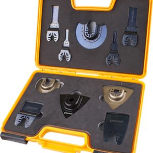 QUICK CHANGE OSCILLATING ALL ROUND PURPOSE ACCESSORY SET 10PC