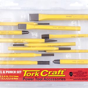 TORK CRAFT CHISEL AND PUNCH SET 12PC